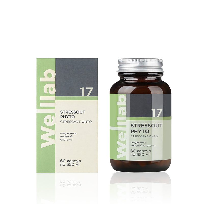 Бад для нервной системы Welllab STRESSOUT PHYTO