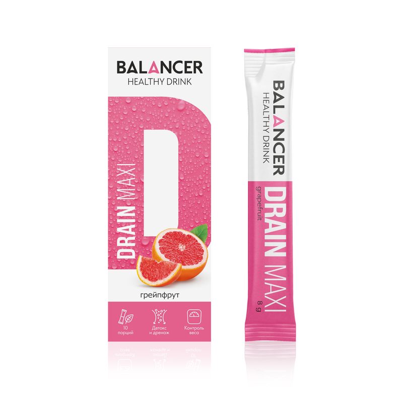 Дренирующий напиток BALANCER DRAIN MAXI со вкусом «грейпфрут»