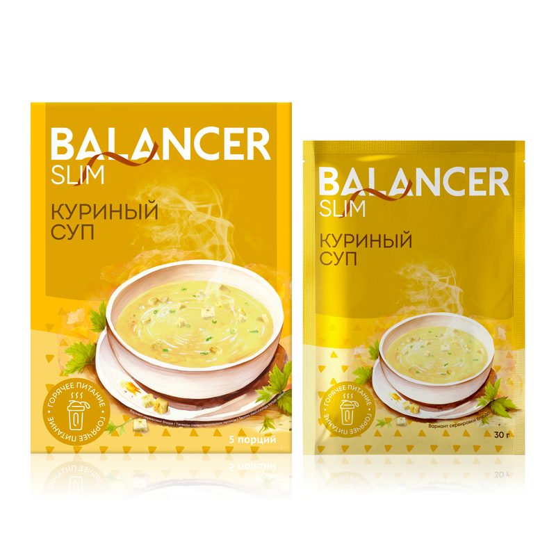 Коктейль BALANCER SLIM со вкусом «куриный суп»