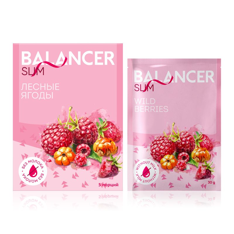 Коктейль BALANCER SLIM со вкусом «лесные ягоды»