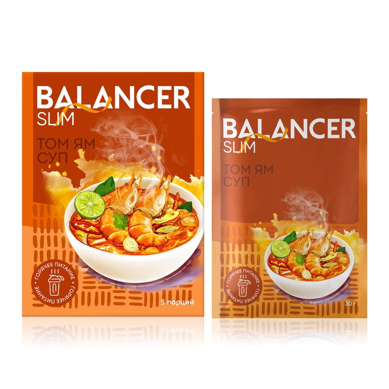 Коктейль BALANCER SLIM со вкусом «тайский суп том ям»