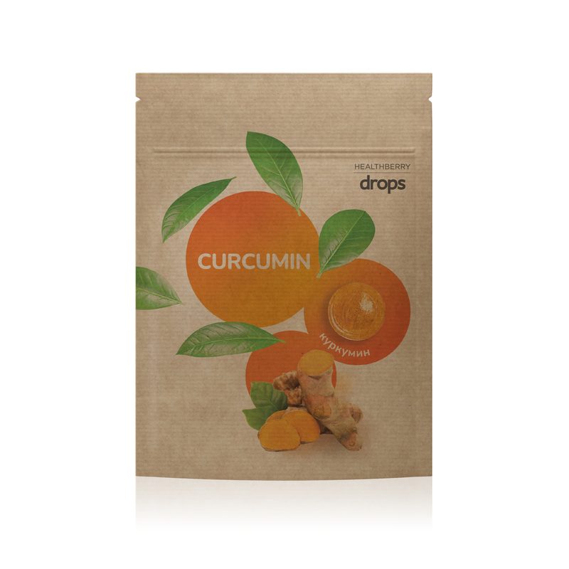 Леденцы «куркумин» Healthberry