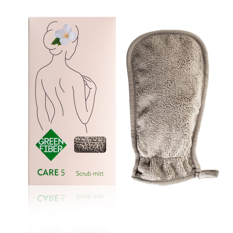 Мочалка-скраб для душа Green Fiber CARE 5