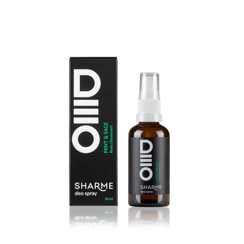 Натуральный дезодорант для тела SHARME DEO SPRAY с ароматом «мята & шалфей»