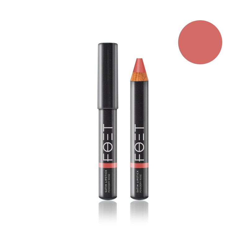 Сатиновая помада Foet Satin Lipstick «пудровая роза», 2