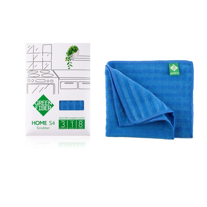 Скрабер твист Green Fiber HOME S4
